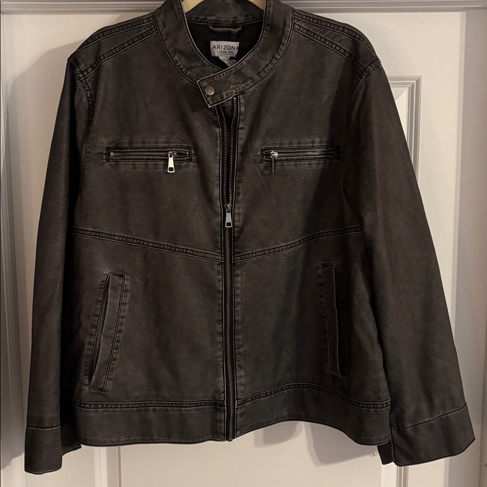 Arizona Black Leather-look Jacket